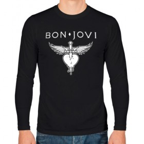 Мужской лонгслив хлопок с принтом Bon Jovi в городе Новоалтайск, 100% хлопок |  | bon jovi | john | альбом | арена | бон | бон джови | глэм | группа | джови | джон | метал | музыка | надпись | песни | поп | попрок | рок | рокер | смайл | солист | софт | стена | хард | хеви | хевиметал