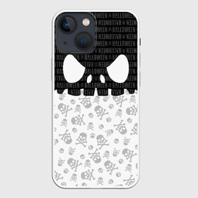 Чехол для iPhone 13 mini с принтом Halloween в городе Новоалтайск,  |  | ghost | halloween | pumpkin | skull | zombie | ведьма | джек | дух | зомби | кельты | кости | криповый | крипота | монстр | нечисть | праздник | привидение | призрак | пугало | скелет | страшный | тень | тыква | хеллоуин