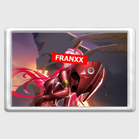 Магнит 45*70 с принтом Darling In The Franxx в городе Новоалтайск, Пластик | Размер: 78*52 мм; Размер печати: 70*45 | Тематика изображения на принте: 02 | anime | darling in the franxx | hiro | manga | zero two | аниме | ахегао | любимый во франксе | манга | милый во франксе | ноль два | хиро