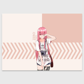 Поздравительная открытка с принтом Darling in the Franxx Zero Two в городе Новоалтайск, 100% бумага | плотность бумаги 280 г/м2, матовая, на обратной стороне линовка и место для марки
 | 002 | anime | animegirl | darling in franxx | darling in the franx | darling in the franxx | franxx | zero 2 | zero two | аниме | зеро 2 | зеро ту | милый во франксе