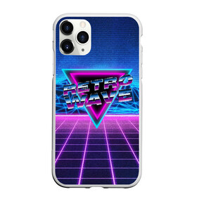 Чехол для iPhone 11 Pro матовый с принтом SYNTHWAVE RETROWAVE в городе Новоалтайск, Силикон |  | hotline miami | neon | new retro wave | outrun | outrun electro | retro | retrowave | synth | synthwave | неон | ретро | хотлайн майами