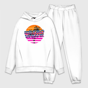 Мужской костюм хлопок OVERSIZE с принтом RETROWAVE в городе Новоалтайск,  |  | hotline miami | neon | new retro wave | outrun | outrun electro | retro | retrowave | synth | synthwave | неон | ретро | хотлайн майами