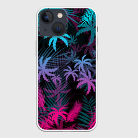 Чехол для iPhone 13 mini с принтом НЕОНОВЫЕ ПАЛЬМЫ | NEON PALMS в городе Новоалтайск,  |  | hotline miami | neon | new retro wave | outrun | outrun electro | palmen | retro | retrowave | summer | synth | synthwave | tropical | лето | неон | пальмы | ретро | тропики | хотлайн майами