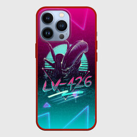 Чехол для iPhone 13 Pro с принтом НЕОНОВЫЙ ЧУЖОЙ в городе Новоалтайск,  |  | Тематика изображения на принте: alien | hotline miami | neon | new retro wave | outrun | outrun electro | retro | retrowave | synth | synthwave | неон | ретро | хищник | хотлайн майами | чужой