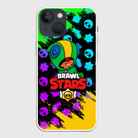 Чехол для iPhone 13 mini с принтом BRAWL STARS LEON в городе Новоалтайск,  |  | brawl stars | bull | colt | crow | leon | stars | берли | бо | брок | ворон | джесси | динамайк | дэррил | кольт | леон | мортис | нита | пайпер | пенни | поко | пэм | рикошет | спайк | фрэнк | шелли | эль примо