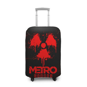 Чехол для чемодана 3D с принтом METRO EXODUS в городе Новоалтайск, 86% полиэфир, 14% спандекс | двустороннее нанесение принта, прорези для ручек и колес | exodus | horror | metro 2033 | metro exodus | sparta | survival | артём | игры | исход | метро | метро 2035 | спарта | спартанцы