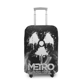Чехол для чемодана 3D с принтом METRO EXODUS в городе Новоалтайск, 86% полиэфир, 14% спандекс | двустороннее нанесение принта, прорези для ручек и колес | exodus | horror | metro 2033 | metro exodus | sparta | survival | артём | игры | исход | метро | метро 2035 | спарта | спартанцы