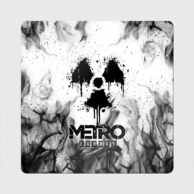 Магнит виниловый Квадрат с принтом METRO EXODUS | МЕТРО ИСХОД в городе Новоалтайск, полимерный материал с магнитным слоем | размер 9*9 см, закругленные углы | Тематика изображения на принте: exodus | horror | metro 2033 | metro exodus | sparta | survival | артём | игры | исход | метро | метро 2035 | спарта | спартанцы