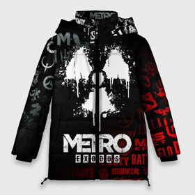 Женская зимняя куртка 3D с принтом METRO EXODUS в городе Новоалтайск, верх — 100% полиэстер; подкладка — 100% полиэстер; утеплитель — 100% полиэстер | длина ниже бедра, силуэт Оверсайз. Есть воротник-стойка, отстегивающийся капюшон и ветрозащитная планка. 

Боковые карманы с листочкой на кнопках и внутренний карман на молнии | Тематика изображения на принте: exodus | horror | metro 2033 | metro exodus | sparta | survival | артём | игры | исход | метро | метро 2035 | спарта | спартанцы