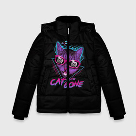 Зимняя куртка для мальчиков 3D с принтом Cat To The Bone в городе Новоалтайск, ткань верха — 100% полиэстер; подклад — 100% полиэстер, утеплитель — 100% полиэстер | длина ниже бедра, удлиненная спинка, воротник стойка и отстегивающийся капюшон. Есть боковые карманы с листочкой на кнопках, утяжки по низу изделия и внутренний карман на молнии. 

Предусмотрены светоотражающий принт на спинке, радужный светоотражающий элемент на пуллере молнии и на резинке для утяжки | 80 | bone | bones | cat | cyber | game | hotline | hotlinemiami | maiami | music | outrun | retro | retrowave | skull | synth | synthwave | игра | кибер | кот | кошка | ретро | череп