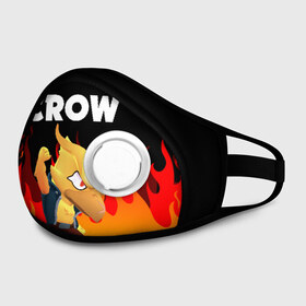 Маска из неопрена с принтом BRAWL STARS CROW PHOENIX в городе Новоалтайск, неопрен 100% | Форма огибающая нос. Резинки для ушей с дополнительной резинкой на затылке. Клапан для выдоха для активного дыхания при занятиях спортом. Эластичный материал маски и окантовки для лучшего растяжения и прилегания маски.  | android | brawl stars | colt | crow | games | leon | penny | poco. | shelly | spike | wanted | брав | бравл старс | звезды | игры | мобильные игры | старс