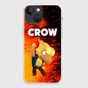 Чехол для iPhone 13 mini с принтом BRAWL STARS CROW PHOENIX в городе Новоалтайск,  |  | android | brawl stars | colt | crow | games | leon | penny | poco. | shelly | spike | wanted | брав | бравл старс | звезды | игры | мобильные игры | старс