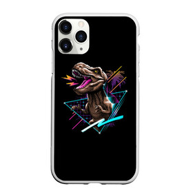 Чехол для iPhone 11 Pro Max матовый с принтом Тираннозавр Рекс в городе Новоалтайск, Силикон |  | 80 | cyber | dinosaur | game | hotline | maiami | music | outrun | retro | retrowave | rex | synth | synthwave | tyrannosaur | динозавр | игра | кибер | рекс | ретро | тираннозавр