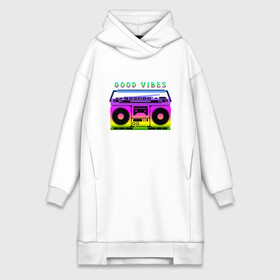 Платье-худи хлопок с принтом Boomboxes в городе Новоалтайск,  |  | 80 | boomboxes | cyber | game | hotline | hotlinemiami | maiami | music | outrun | retro | retrowave | synth | synthwave | бумбокс | игра | кибер | магнитофон | плеер | ретро