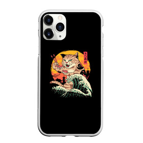 Чехол для iPhone 11 Pro матовый с принтом Neko Sushi Wave в городе Новоалтайск, Силикон |  | 80 | cyber | game | hotline | hotlinemiami | maiami | music | neko | outrun | retro | retrowave | sushi | synth | synthwave | волна | игра | кибер | неко | ретро | суши