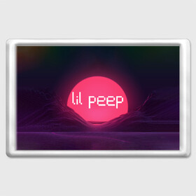 Магнит 45*70 с принтом lil peep(Logo) в городе Новоалтайск, Пластик | Размер: 78*52 мм; Размер печати: 70*45 | cry baby | lil peep | logo | rap | заход солнца | знаменитости. эмо | известный исполнитель | неон | пип | редактируемое лого | реп | розоватый оттенок | рок | рэп | яркий фон