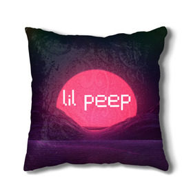 Подушка 3D с принтом lil peep(Logo) в городе Новоалтайск, наволочка – 100% полиэстер, наполнитель – холлофайбер (легкий наполнитель, не вызывает аллергию). | состоит из подушки и наволочки. Наволочка на молнии, легко снимается для стирки | cry baby | lil peep | logo | rap | заход солнца | знаменитости. эмо | известный исполнитель | неон | пип | редактируемое лого | реп | розоватый оттенок | рок | рэп | яркий фон