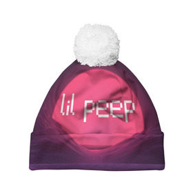Шапка 3D c помпоном с принтом lil peep(Logo) в городе Новоалтайск, 100% полиэстер | универсальный размер, печать по всей поверхности изделия | cry baby | lil peep | logo | rap | заход солнца | знаменитости. эмо | известный исполнитель | неон | пип | редактируемое лого | реп | розоватый оттенок | рок | рэп | яркий фон
