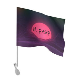 Флаг для автомобиля с принтом lil peep(Black Logo) в городе Новоалтайск, 100% полиэстер | Размер: 30*21 см | cry baby | lil peep | logo | rap | заход солнца | знаменитости. эмо | известный исполнитель | неон | пип | редактируемое лого | реп | розоватый оттенок | рок | рэп | яркий фон
