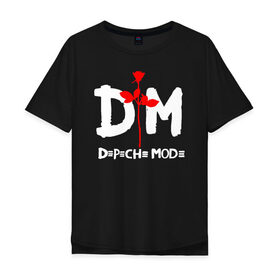 Мужская футболка хлопок Oversize с принтом Depeche Mode в городе Новоалтайск, 100% хлопок | свободный крой, круглый ворот, “спинка” длиннее передней части | depeche mode | альтернативный | вестник моды | депеш мод | депешмод | дэйв гаан | индастриал | мартин гор | музыка | новая волна | роза | рок | синти поп | электроник | энди флетчер