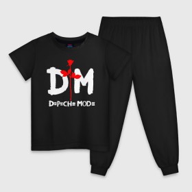 Детская пижама хлопок с принтом Depeche Mode в городе Новоалтайск, 100% хлопок |  брюки и футболка прямого кроя, без карманов, на брюках мягкая резинка на поясе и по низу штанин
 | depeche mode | альтернативный | вестник моды | депеш мод | депешмод | дэйв гаан | индастриал | мартин гор | музыка | новая волна | роза | рок | синти поп | электроник | энди флетчер