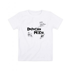 Детская футболка хлопок с принтом Depeche Mode в городе Новоалтайск, 100% хлопок | круглый вырез горловины, полуприлегающий силуэт, длина до линии бедер | depeche mode | альтернативный | вестник моды | депеш мод | депешмод | дэйв гаан | индастриал | мартин гор | музыка | новая волна | роза | рок | синти поп | электроник | энди флетчер