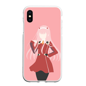 Чехол для iPhone XS Max матовый с принтом Darling In The Franxx в городе Новоалтайск, Силикон | Область печати: задняя сторона чехла, без боковых панелей | Тематика изображения на принте: 02 | anime | darling in the franxx | hiro | manga | zero two | аниме | ахегао | любимый во франксе | манга | милый во франксе | ноль два | хиро