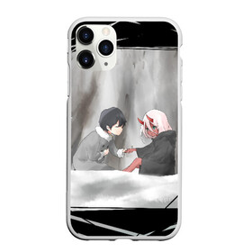Чехол для iPhone 11 Pro матовый с принтом Darling In The Franxx в городе Новоалтайск, Силикон |  | 02 | anime | darling in the franxx | hiro | manga | zero two | аниме | ахегао | любимый во франксе | манга | милый во франксе | ноль два | хиро