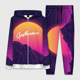 Женский костюм 3D с принтом SYNTHWAVE   RETROWAVE в городе Новоалтайск,  |  | galaxy | geometry | hotline miami | neon | new retro wave | outrun | outrun electro | retro | retrowave | space | synth | synthwave | геометрия | космос | неон | ретро | фигуры | хотлайн майами