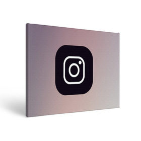 Холст прямоугольный с принтом instagram(logo and background) в городе Новоалтайск, 100% ПВХ |  | instagram | logo | инстаграм | лого | мягкие цвета | приложение | простая картинка | фотоаппарат | черная картинка | черный | черный значок | черный цвет