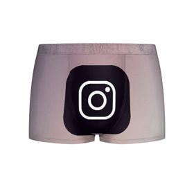 Мужские трусы 3D с принтом instagram(logo and background) в городе Новоалтайск, 50% хлопок, 50% полиэстер | классическая посадка, на поясе мягкая тканевая резинка | Тематика изображения на принте: instagram | logo | инстаграм | лого | мягкие цвета | приложение | простая картинка | фотоаппарат | черная картинка | черный | черный значок | черный цвет
