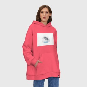Худи SuperOversize хлопок с принтом ABOMINABLE (Эверест) в городе Новоалтайск, 70% хлопок, 30% полиэстер, мягкий начес внутри | карман-кенгуру, эластичная резинка на манжетах и по нижней кромке, двухслойный капюшон
 | abominable | детям | для детей | ети | йети | лу | мультфильм | отвратительный | чудовище | эверест