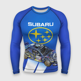 Мужской рашгард 3D с принтом Subaru в городе Новоалтайск,  |  | Тематика изображения на принте: sti | subaru | subaru impreza | subaru impreza wrx sti | subaru sti | субару | субару импреза