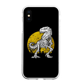 Чехол для iPhone XS Max матовый с принтом T-Rex в городе Новоалтайск, Силикон | Область печати: задняя сторона чехла, без боковых панелей | 19 | 2019 | cat | ghost | halloween | ведьма | динозавр | кости | кошка | ночь | паук | приведение | призрак | скелет | тирекс | тыква | тьма | ужас | хелловин | хеллоувин | хэллоуин | череп