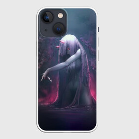 Чехол для iPhone 13 mini с принтом ноль два облик в городе Новоалтайск,  |  | 02 | anime | darling in the franxx | hiro | manga | zero two | аниме | ахегао | любимый во франксе | манга | милый во франксе | ноль два | хиро