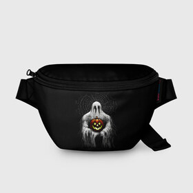 Поясная сумка 3D с принтом Halloween в городе Новоалтайск, 100% полиэстер | плотная ткань, ремень с регулируемой длиной, внутри несколько карманов для мелочей, основное отделение и карман с обратной стороны сумки застегиваются на молнию | 19 | 2019 | cat | ghost | halloween | ведьма | динозавр | кости | кошка | ночь | паук | приведение | призрак | скелет | тыква | тьма | ужас | хелловин | хеллоувин | хэллоуин | череп