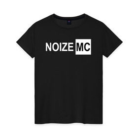 Женская футболка хлопок с принтом Noize MC в городе Новоалтайск, 100% хлопок | прямой крой, круглый вырез горловины, длина до линии бедер, слегка спущенное плечо | face2face | mc | noize | noize mc | protivo gunz | rыchigy mashыn 13 | v.i.p | алексеев | иван алексеев | мс | ноиз | ноиз мс | нойз | нойз мс | реп | рок | рэп | хип хоп | шум | шуметь