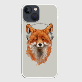 Чехол для iPhone 13 mini с принтом Лиса в наушниках в городе Новоалтайск,  |  | 20 | 2020 | 2k20 | 2к20 | animal | animals | forest | fox | headphones | music | new year | redhead | smile | животное | животные | зима | лес | лис | лиса | лисица | музыка | наушники | новый год | рыжая | смайл | улыбка | фыр