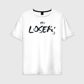 Женская футболка хлопок Oversize с принтом The losers в городе Новоалтайск, 100% хлопок | свободный крой, круглый ворот, спущенный рукав, длина до линии бедер
 | clown | derry | it 2 | it: chapter two | loser | lover | pennywise | shtatit | stephen king | warner brothers | ворнер бразерс | дерри | клоун | оно 2 | пеннивайз | стивен кинг