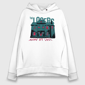 Женское худи Oversize хлопок с принтом The Losers в городе Новоалтайск, френч-терри — 70% хлопок, 30% полиэстер. Мягкий теплый начес внутри —100% хлопок | боковые карманы, эластичные манжеты и нижняя кромка, капюшон на магнитной кнопке | clown | derry | it 2 | it: chapter two | loser | lover | pennywise | shtatit | stephen king | warner brothers | ворнер бразерс | дерри | клоун | оно 2 | пеннивайз | стивен кинг