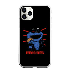 Чехол для iPhone 11 Pro Max матовый с принтом Come with me if you want в городе Новоалтайск, Силикон |  | cookie | cookiemonster | delicious | eat | monster | yummy | еда | коржик | куки | кукимонстр | монстр | печенье | сладости | улица | улицасезам