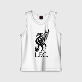 Детская майка хлопок с принтом Ливерпуль в городе Новоалтайск,  |  | liverpool | liverpool fc | ynwa | you never walk alone | ливерпуль | фан ливерпуля | фанатская | футбол | футболист | футбольный клуб | энфильд