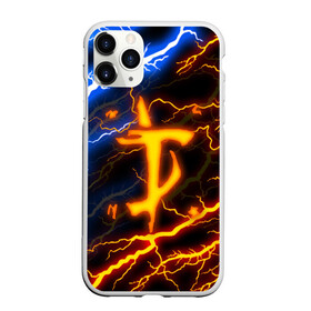 Чехол для iPhone 11 Pro матовый с принтом DOOM SLAYER в городе Новоалтайск, Силикон |  | doom | doom eternal | thunder | дум | молнии | шторм
