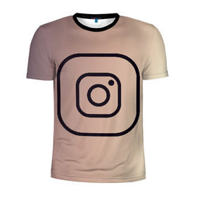 Мужская футболка 3D спортивная с принтом instagram(simple logo) в городе Новоалтайск, 100% полиэстер с улучшенными характеристиками | приталенный силуэт, круглая горловина, широкие плечи, сужается к линии бедра | Тематика изображения на принте: instagram | logo | инстаграм | лого | мягкие цвета | приложение | простая картинка | фотоаппарат | черная картинка | черный | черный значок | черный цвет