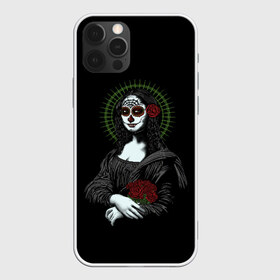 Чехол для iPhone 12 Pro Max с принтом Mona Lisa - Santa Muerte в городе Новоалтайск, Силикон |  | Тематика изображения на принте: dead | death | lisa | mona | muerte | muertos | santa | день | искуство | картина | лиза | мона | муэрте | муэртес | муэртос | роза | розы | санта | тату | татуировка | цветы | череп