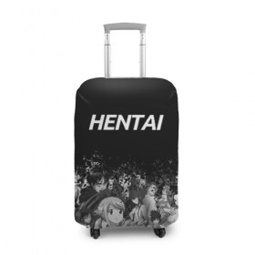 Чехол для чемодана 3D с принтом HENTAI в городе Новоалтайск, 86% полиэфир, 14% спандекс | двустороннее нанесение принта, прорези для ручек и колес | ahegao | kawai | kowai | oppai | otaku | senpai | sugoi | waifu | yandere | ахегао | ковай | отаку | сенпай | яндере
