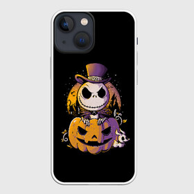 Чехол для iPhone 13 mini с принтом The Nightmare Before Christmas в городе Новоалтайск,  |  | before | burton | christmas | horror | jack skellington | nightmare | tim | timothy | walter | бёртон | джек | перед | рождеством | скеллингтон | тим | тимоти | ужастик | ужасы