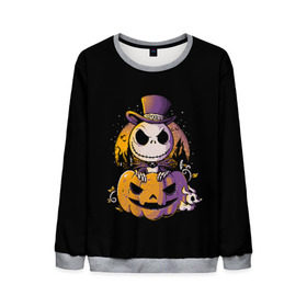 Мужской свитшот 3D с принтом The Nightmare Before Christmas в городе Новоалтайск, 100% полиэстер с мягким внутренним слоем | круглый вырез горловины, мягкая резинка на манжетах и поясе, свободная посадка по фигуре | before | burton | christmas | horror | jack skellington | nightmare | tim | timothy | walter | бёртон | джек | перед | рождеством | скеллингтон | тим | тимоти | ужастик | ужасы