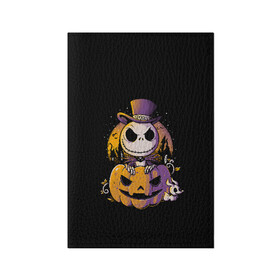 Обложка для паспорта матовая кожа с принтом The Nightmare Before Christmas в городе Новоалтайск, натуральная матовая кожа | размер 19,3 х 13,7 см; прозрачные пластиковые крепления | before | burton | christmas | horror | jack skellington | nightmare | tim | timothy | walter | бёртон | джек | перед | рождеством | скеллингтон | тим | тимоти | ужастик | ужасы