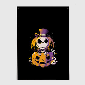 Постер с принтом The Nightmare Before Christmas в городе Новоалтайск, 100% бумага
 | бумага, плотность 150 мг. Матовая, но за счет высокого коэффициента гладкости имеет небольшой блеск и дает на свету блики, но в отличии от глянцевой бумаги не покрыта лаком | before | burton | christmas | horror | jack skellington | nightmare | tim | timothy | walter | бёртон | джек | перед | рождеством | скеллингтон | тим | тимоти | ужастик | ужасы